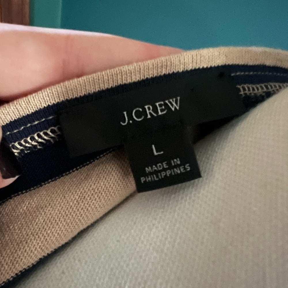 J. Crew Structured Boat Neck shirt - Picture 8 of 8